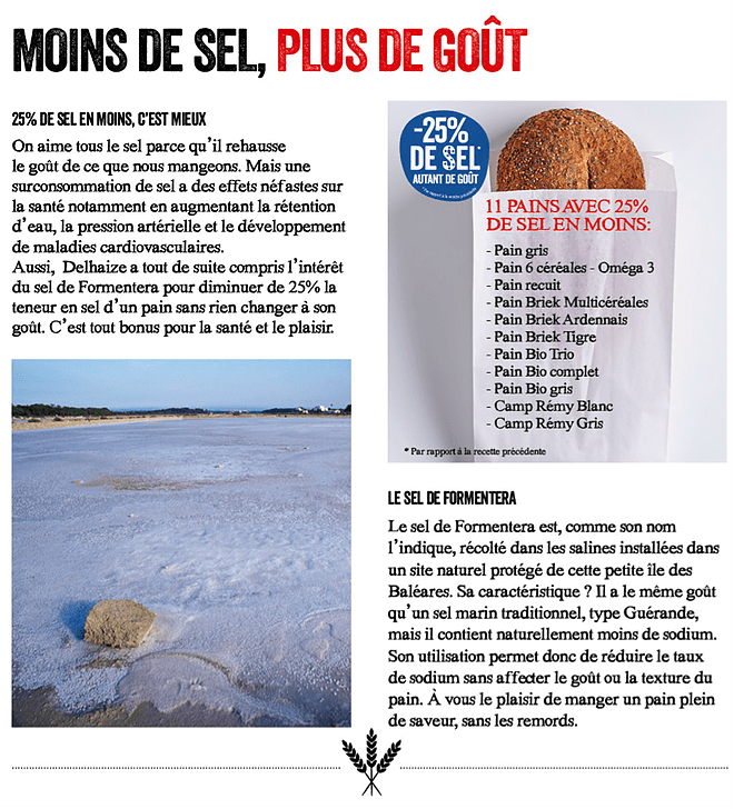 Moins de sel, plus de goût